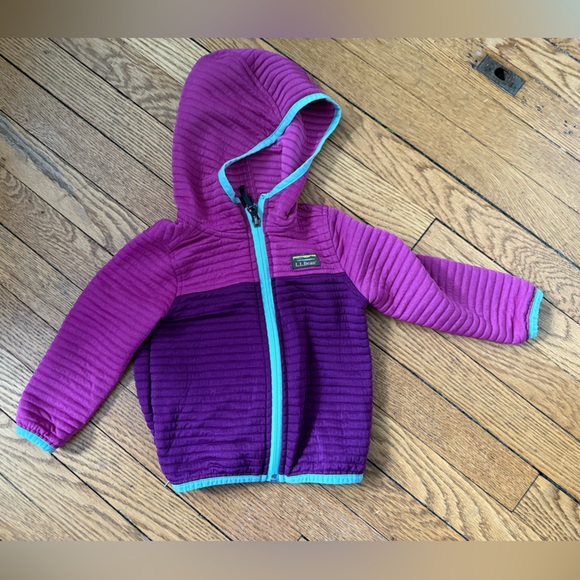 L.L. Bean Other - LL Bean Toddlers' Airlight Full-Zip Colorblock Hoodie - Size 2
